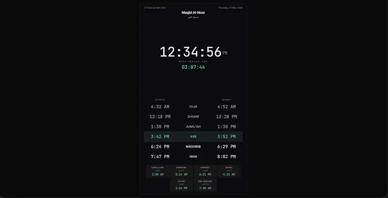 Salah Clock screenshot 6