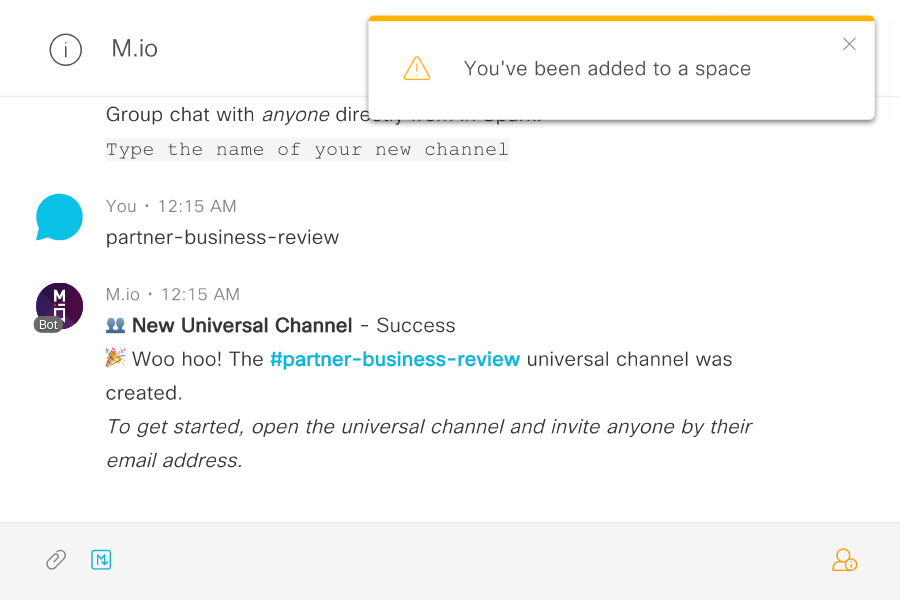 Message.io gallery image