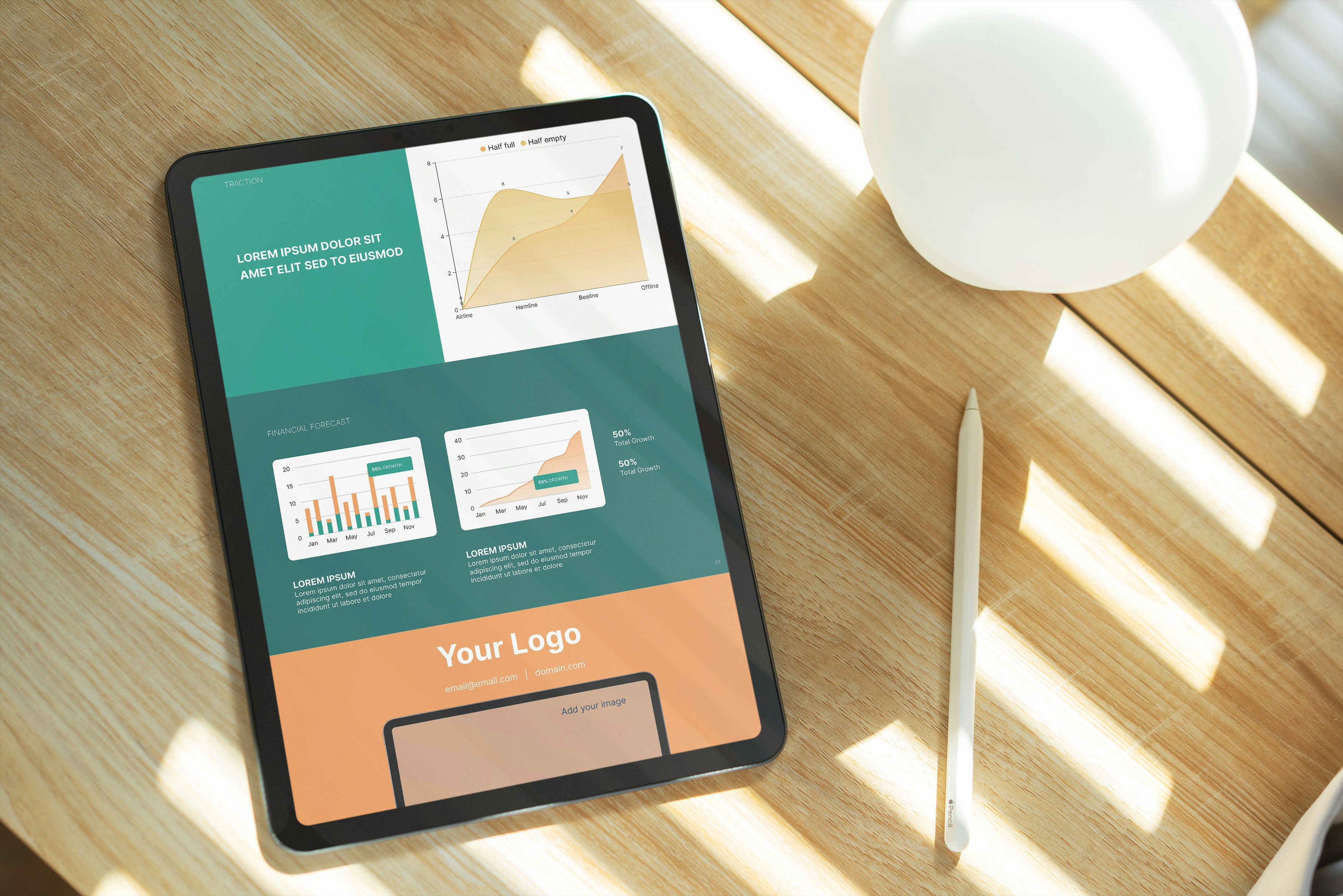 Kiwi: modèle de pitch de pitch gratuitement media 3