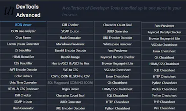 DevTools Advanced gallery image