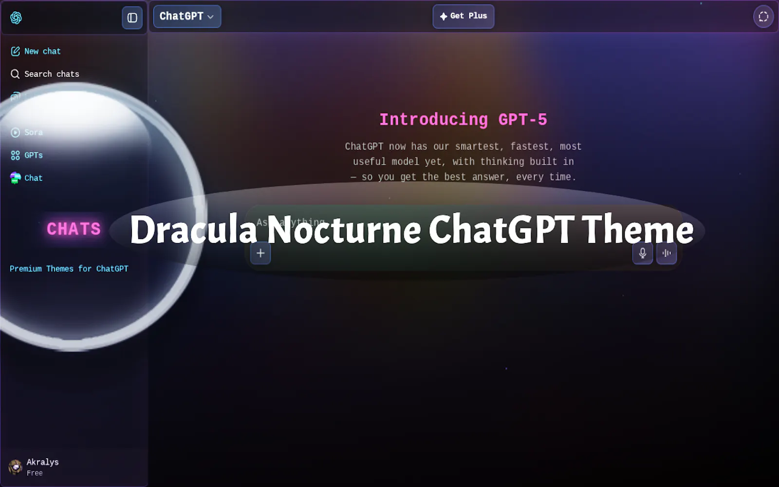 ChatGPT Custom Premium Themes & UI Tools screenshot 7