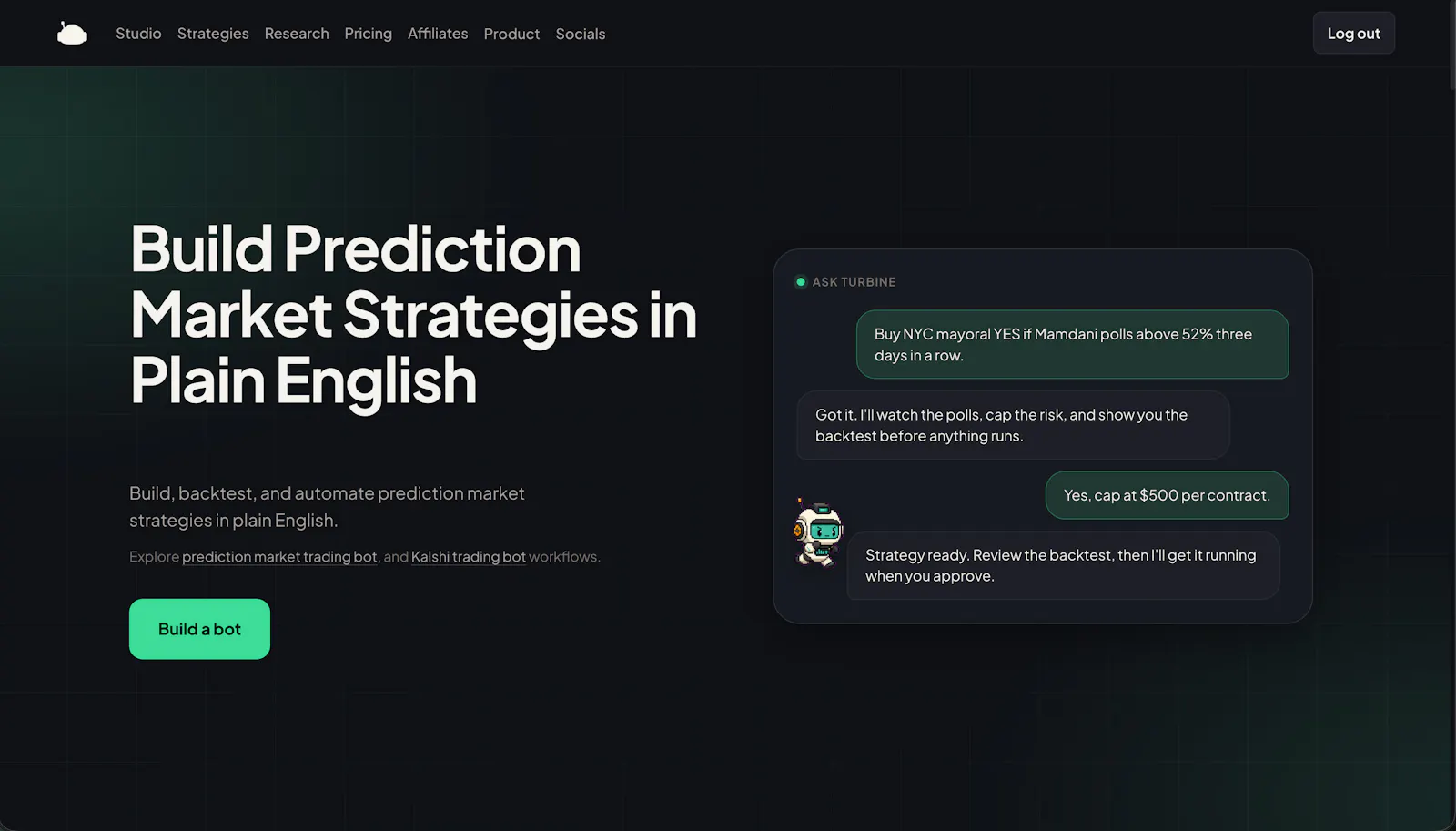 TurbineFi screenshot 2