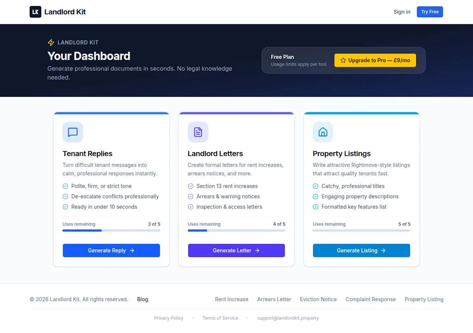 Landlord Kit screenshot 2