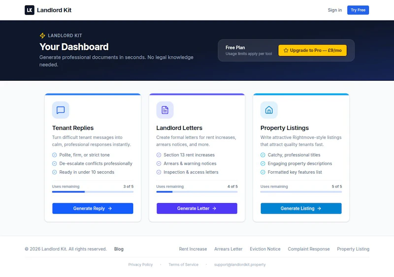 Landlord Kit screenshot 2