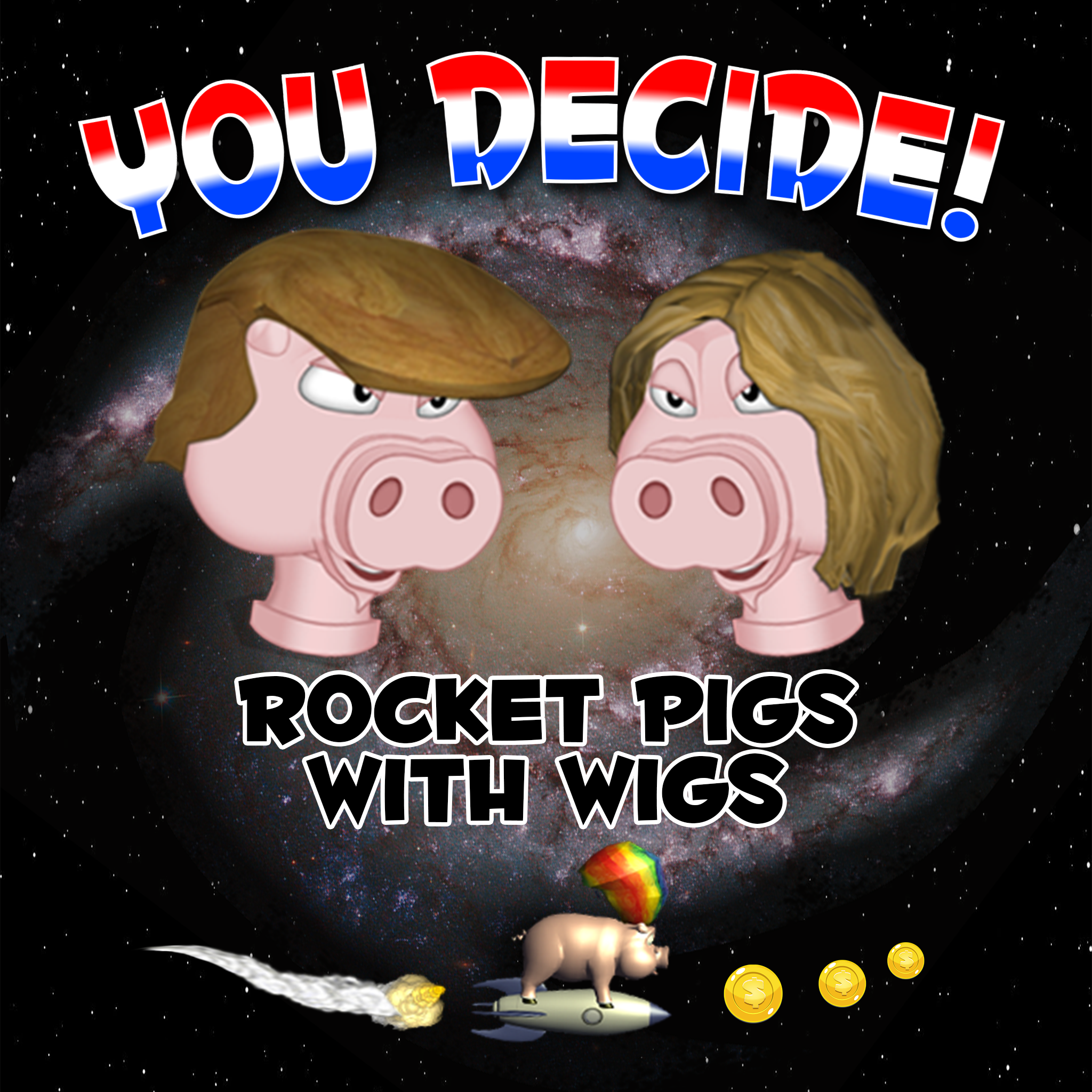 Rocket Pigs With Wigs gallery image