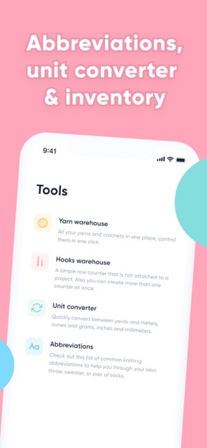 Crochet app - counters, patterns & tools gallery image
