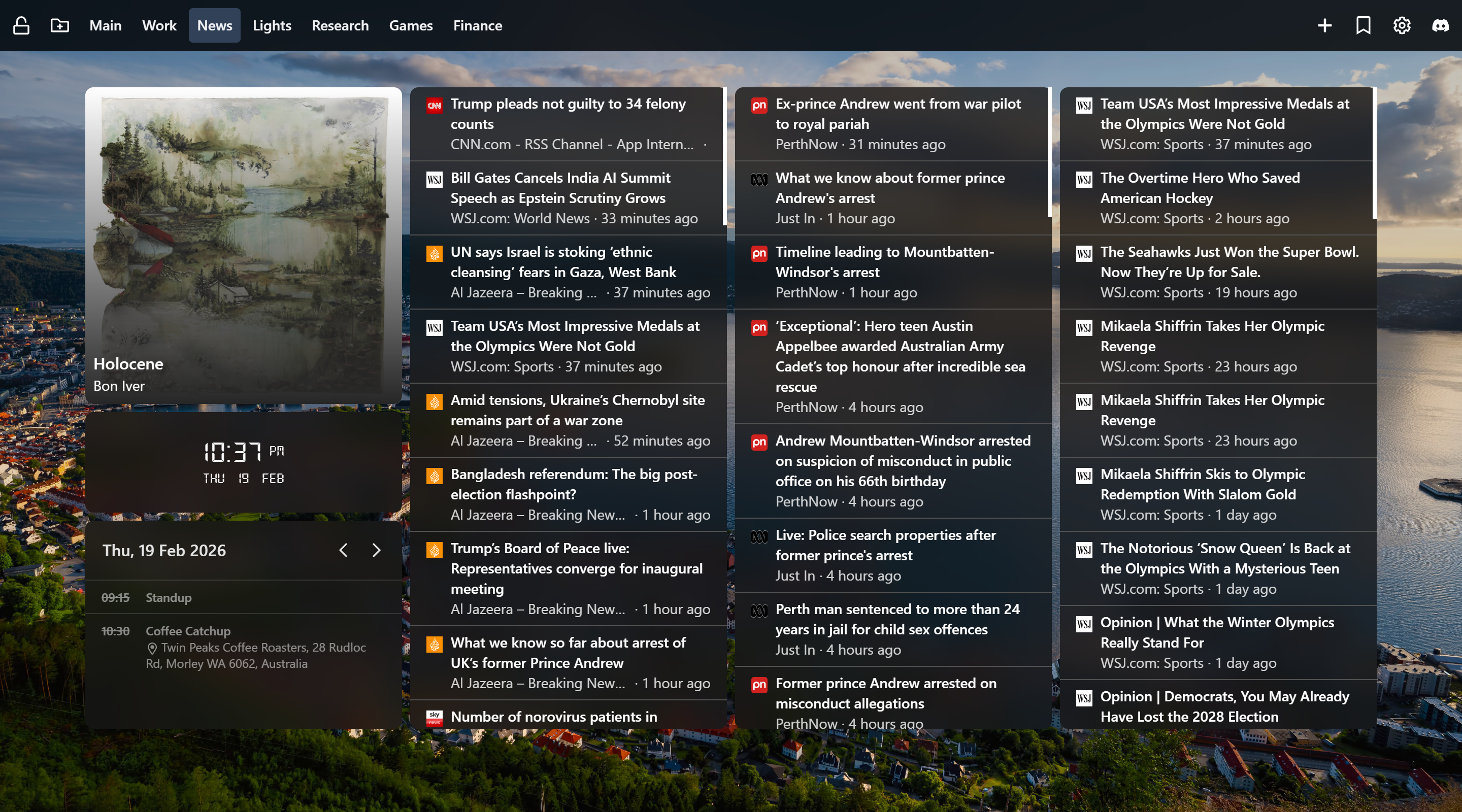 New Tab Widgets gallery image