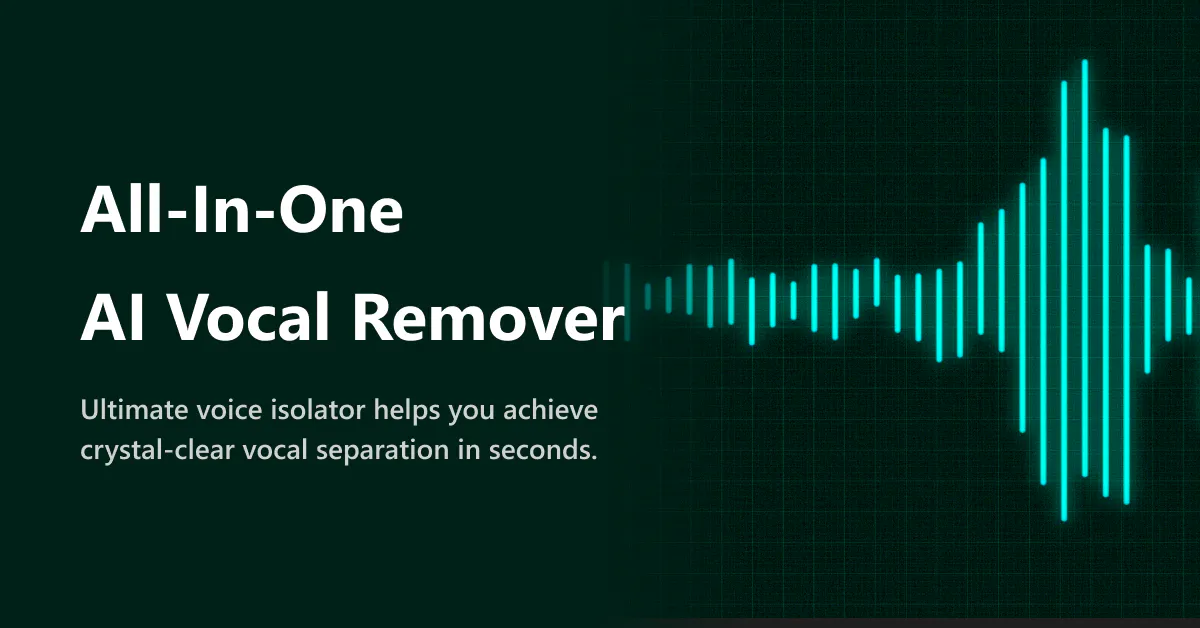 Banner del producto ClumI AI Vocal Remover
