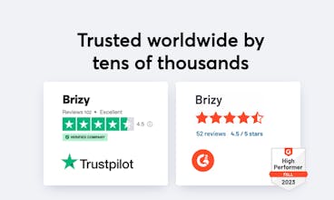 Brizy AI Website Builder gallery image
