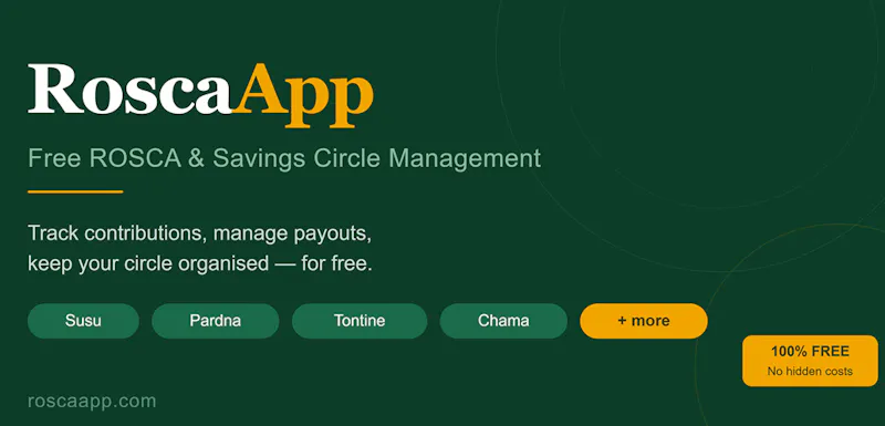 RoscaApp screenshot 1