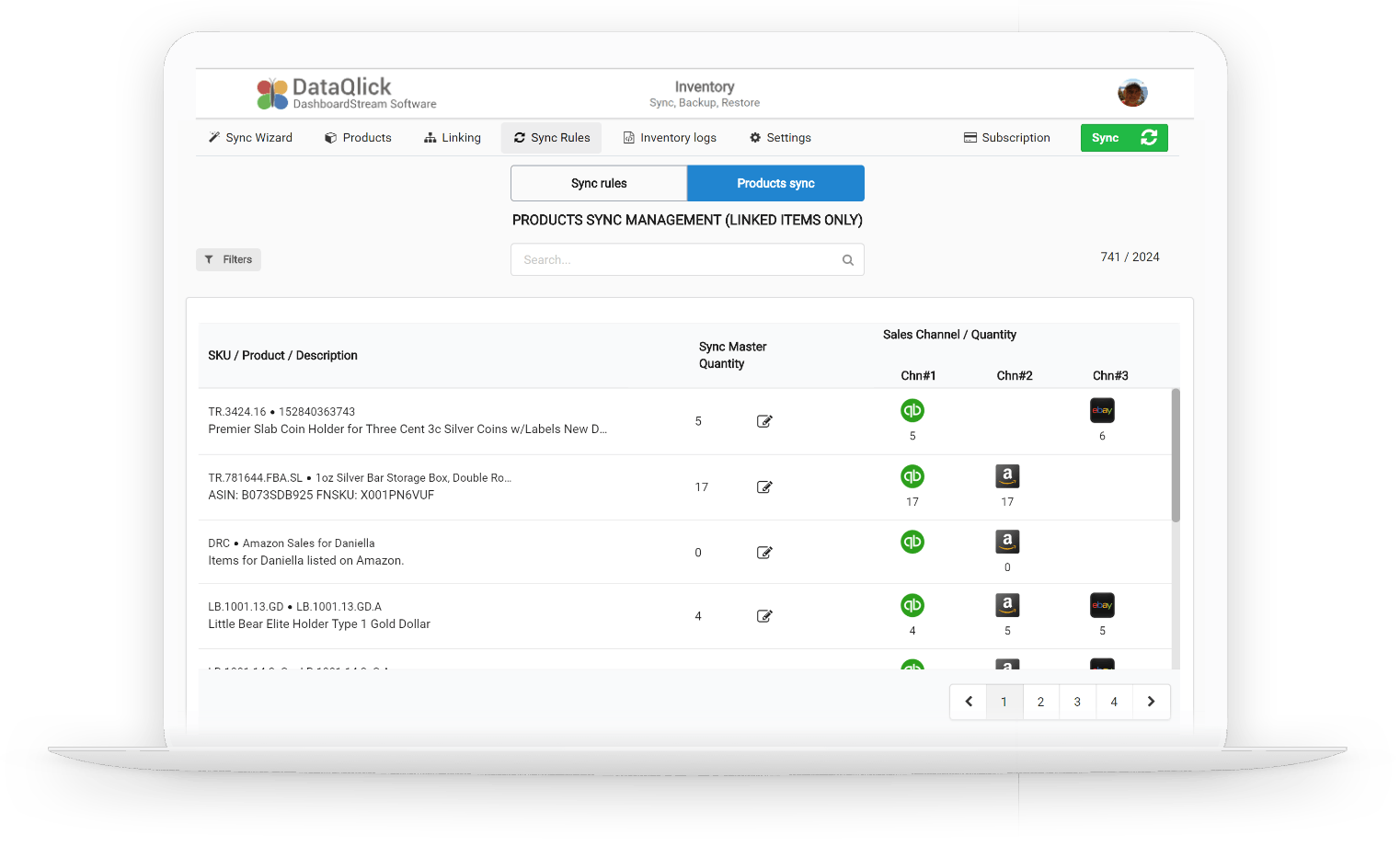 Inventory Sync, Backup & Restore media 1