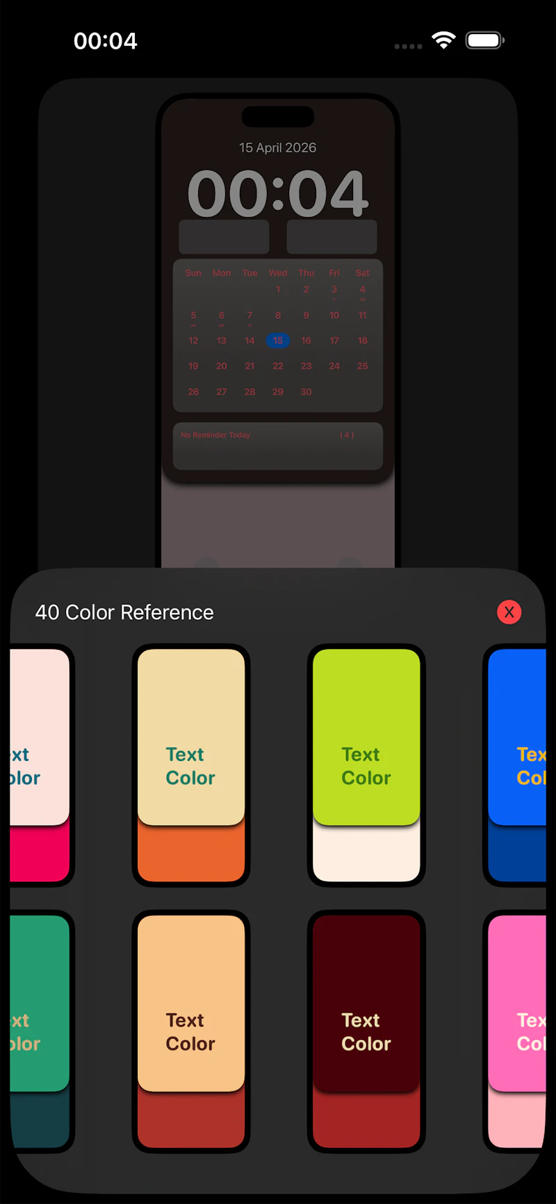 ScheduleScreen screenshot 8