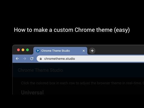 Chrome Theme Studio media 1