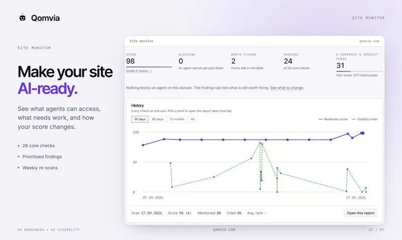 Qomvia screenshot 3