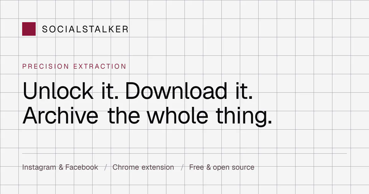 SocialStalker: AIO Browser Extension gallery image
