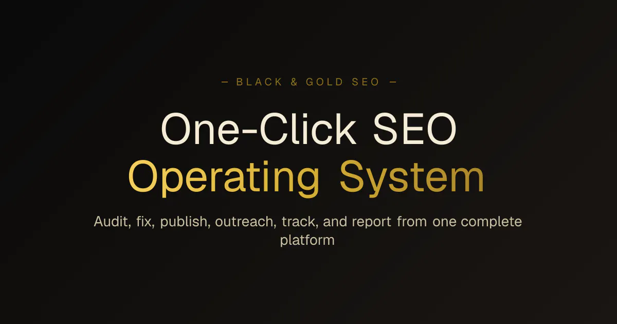 Black & Gold SEO gallery image