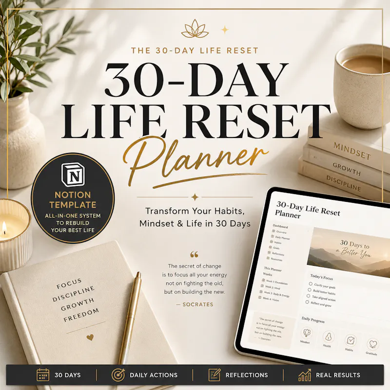 This Notion Planner Will Reset Your Life screenshot 1