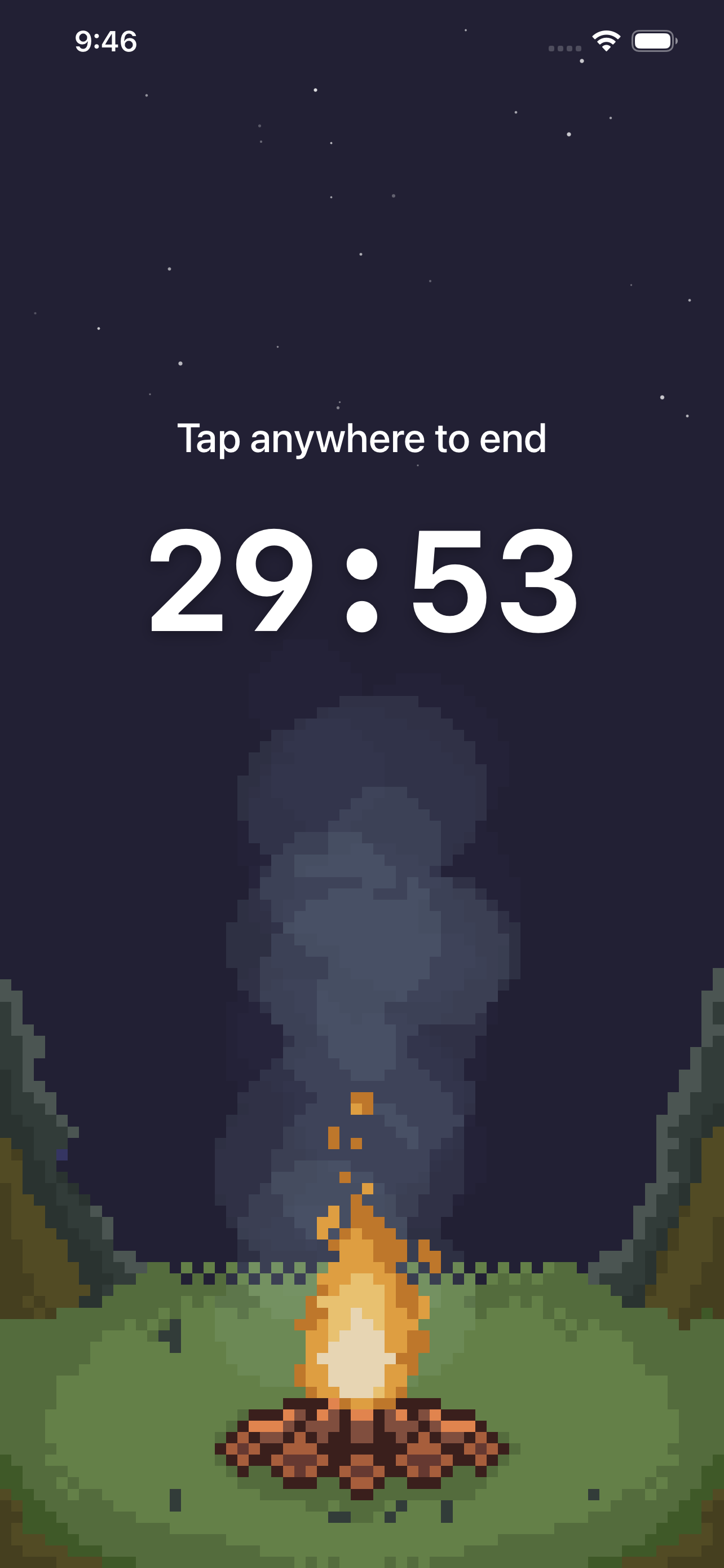 Campfire—30 minute focus timer gallery image