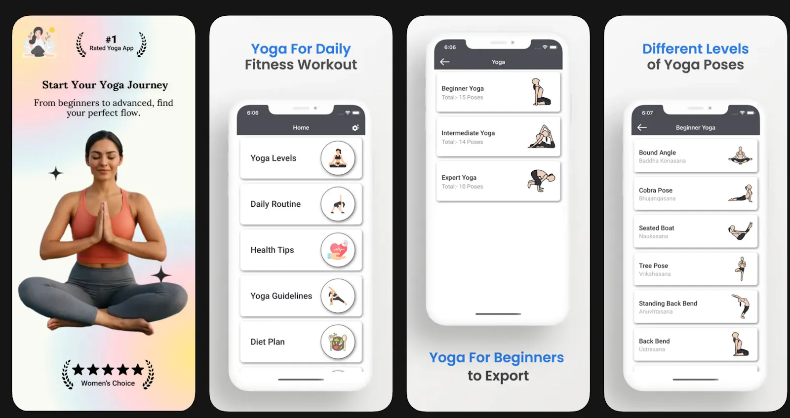 Yoga For Beginners App screenshot 1