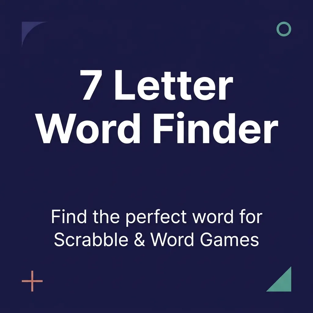 7 Letter Word Finder gallery image