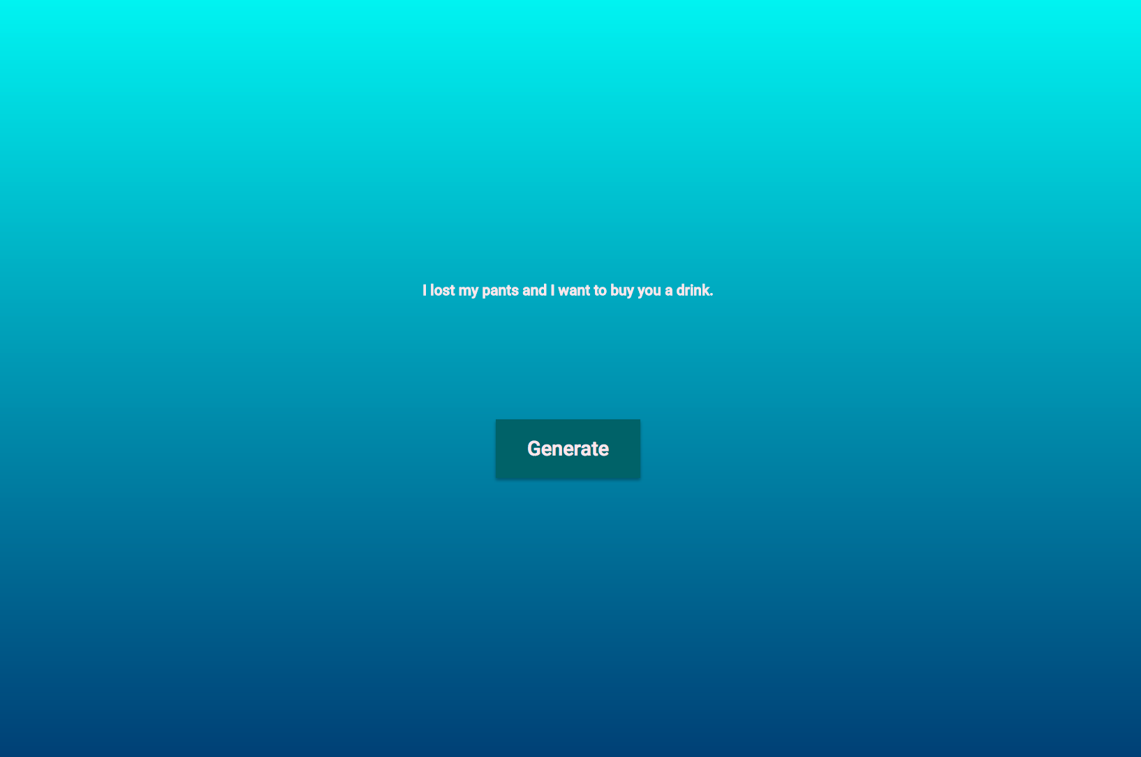 A Pickup Line Generator gallery image