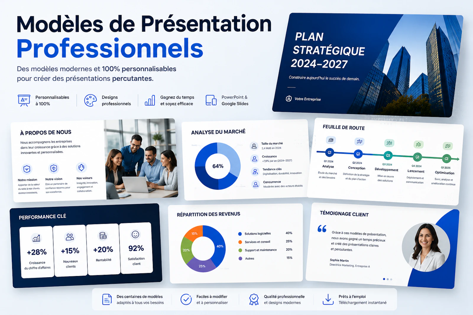 Modèle de présentation screenshot 2