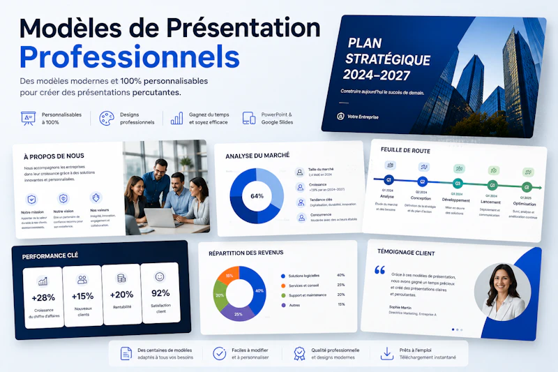 Modèle de présentation screenshot 2