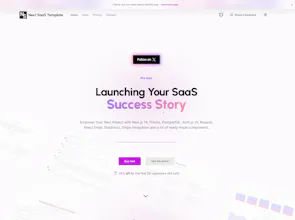 Next SaaS Template gallery image
