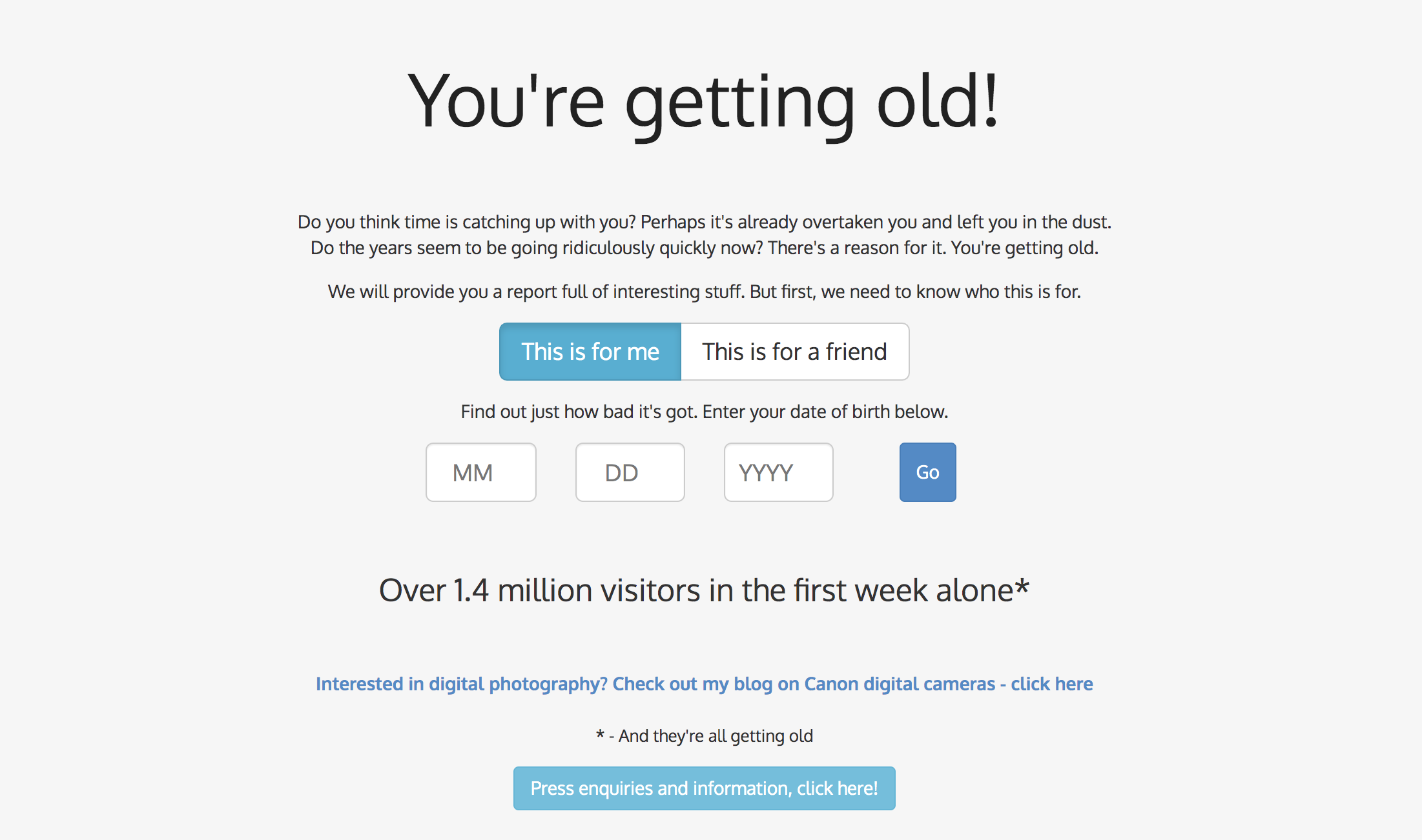You're Getting Old! gallery image