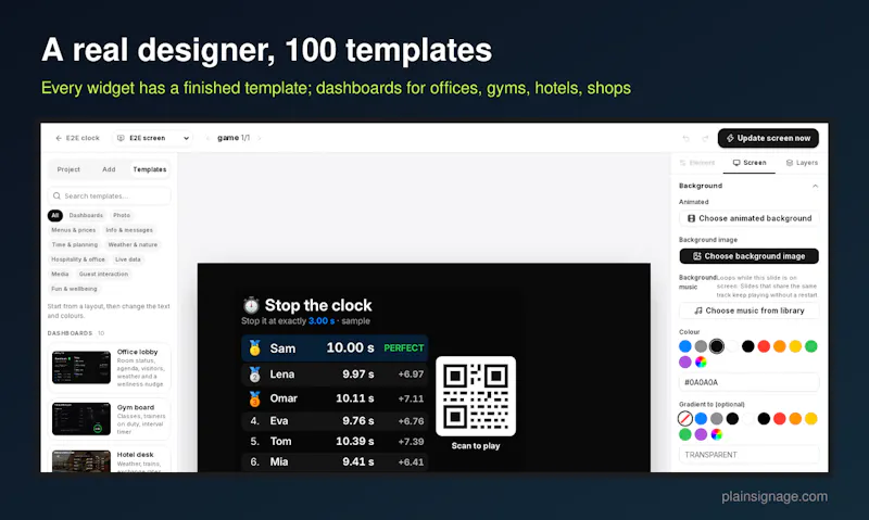 PlainSignage screenshot 3