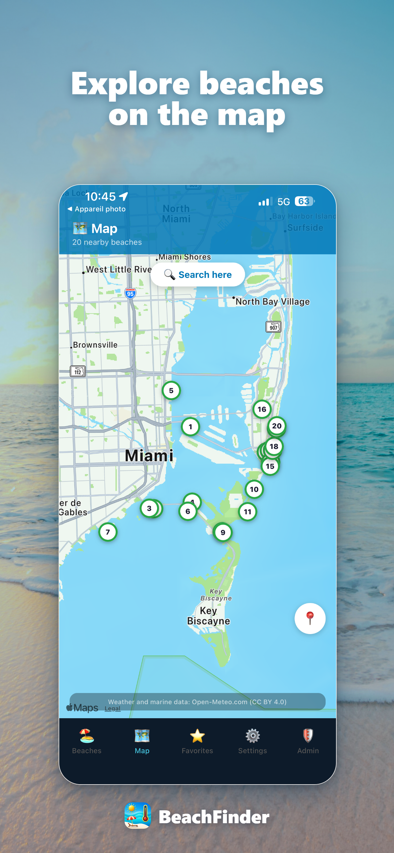 BeachFinder gallery image