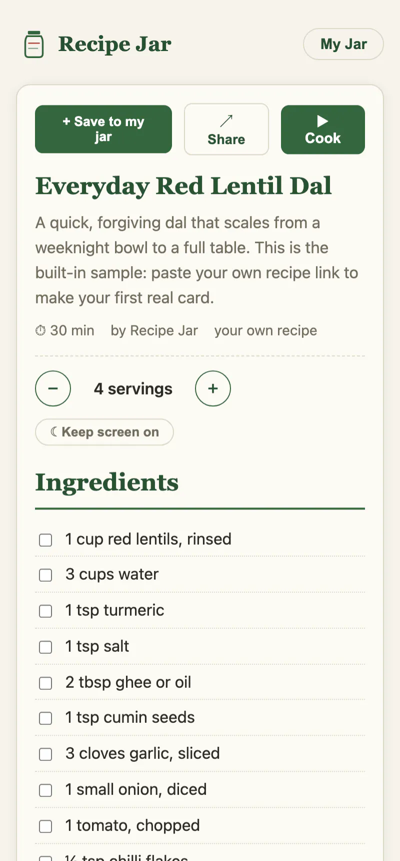Recipe Jar gallery image