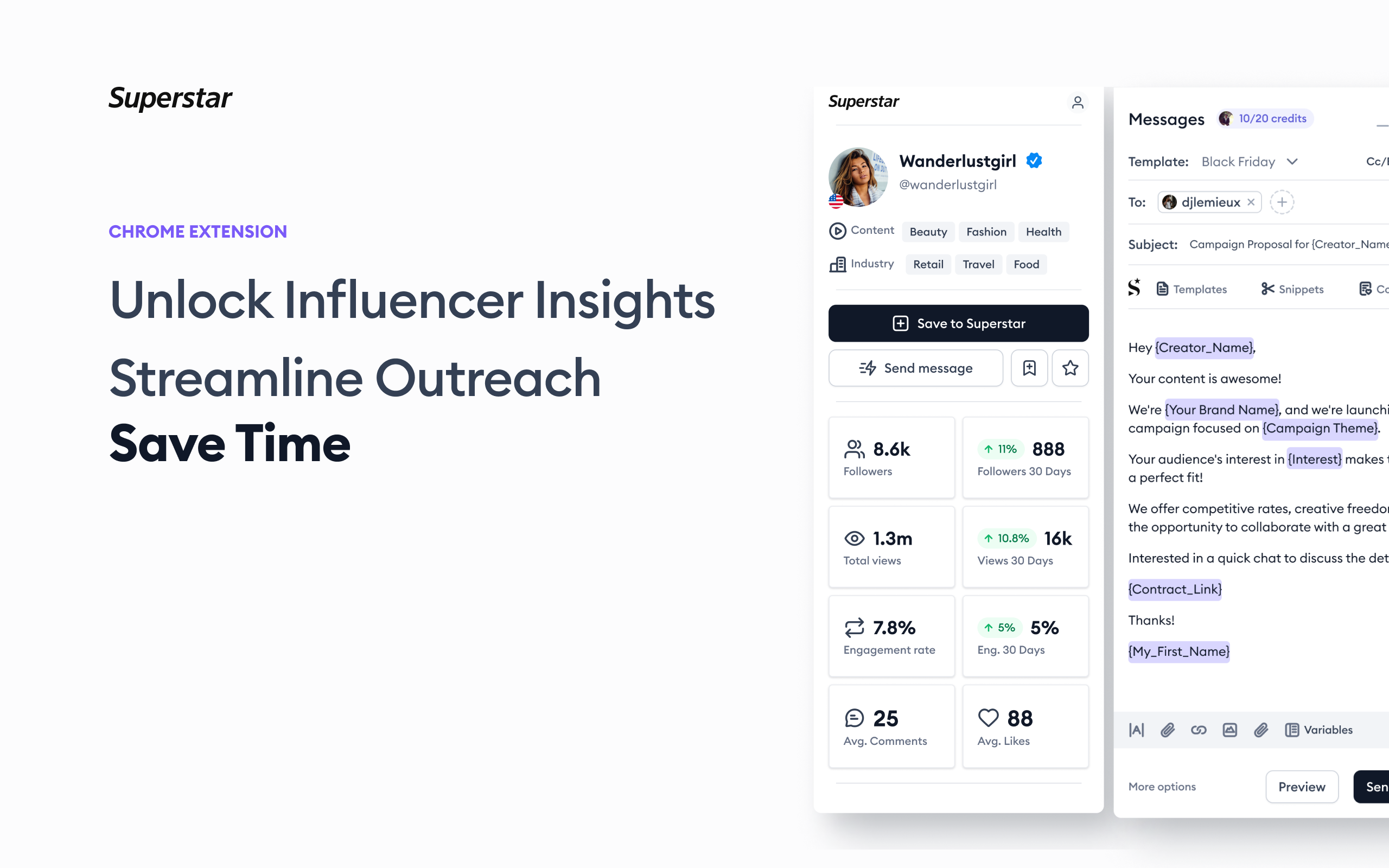 Маркетинговая платформа Superstar Influencer media 6