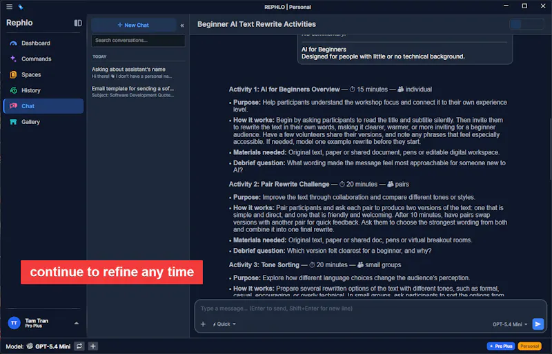Rephlo /re-flow/ screenshot 9