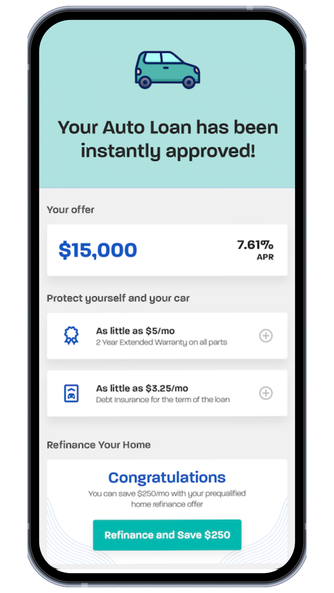 Creditsnap - Lending- en stortingsrekening Openingsoplossingen media 1