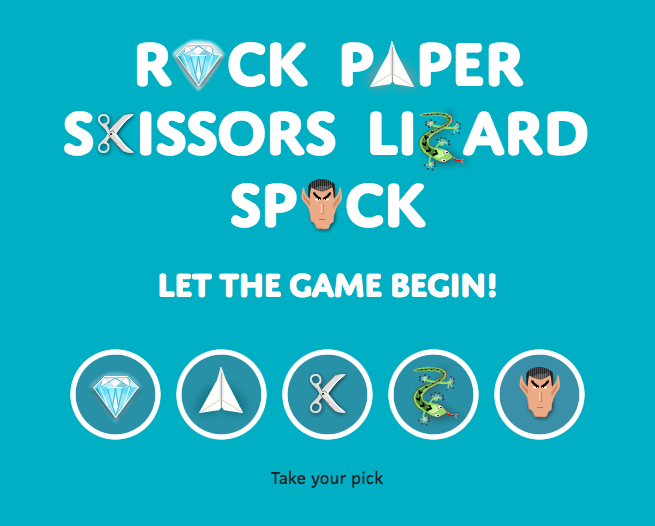 Rock, Paper, Scissors, Lizard, Spock gallery image