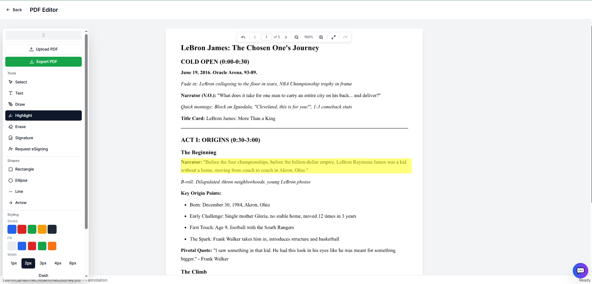 PDFlite.io - Screenshot 2 showing product features and functionality