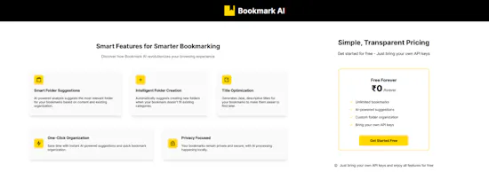 Bookmark AI gallery image