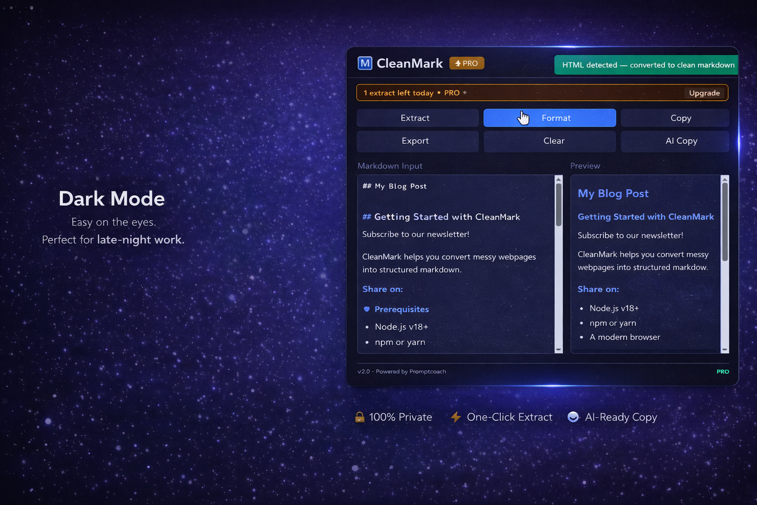 CleanMark - Smart Markdown Extractor gallery image