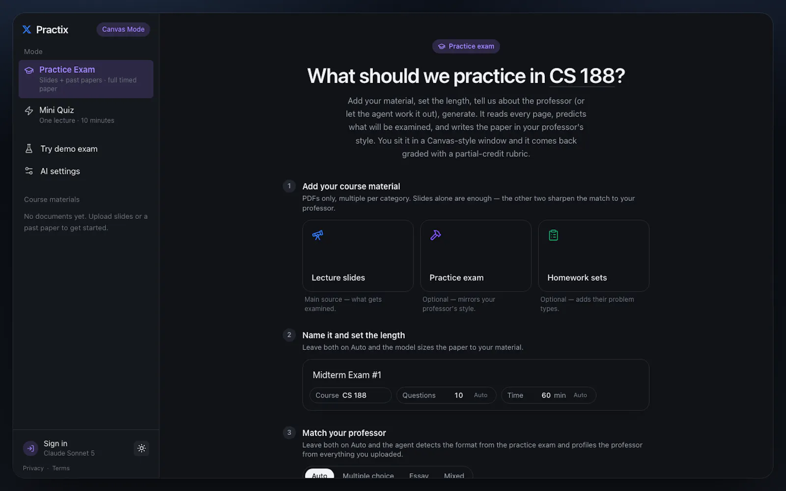 Practix screenshot 2