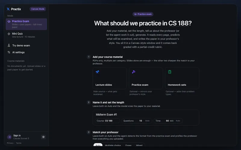 Practix screenshot 2