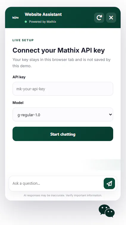 Mathix API gallery image