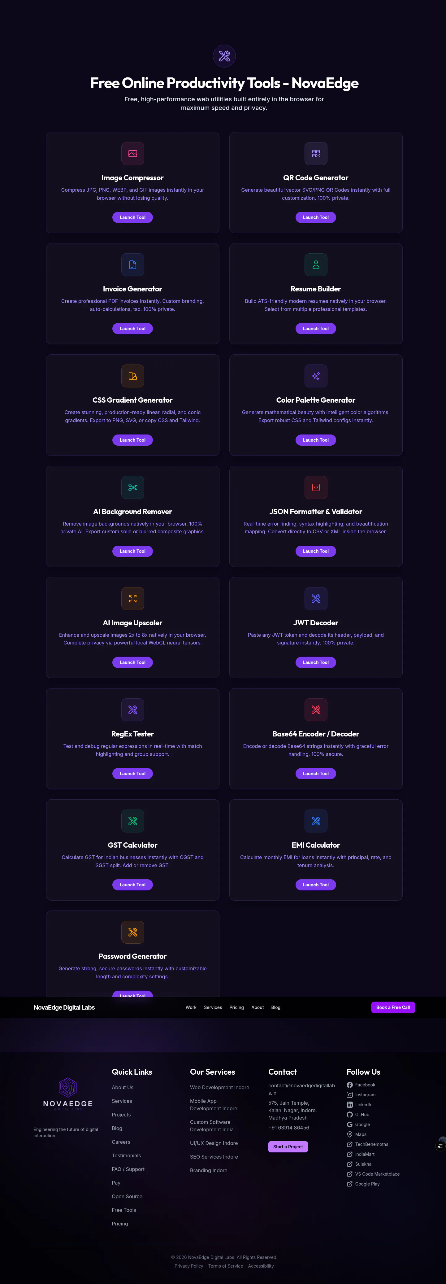 NovaEdge Free Developer Tools gallery image