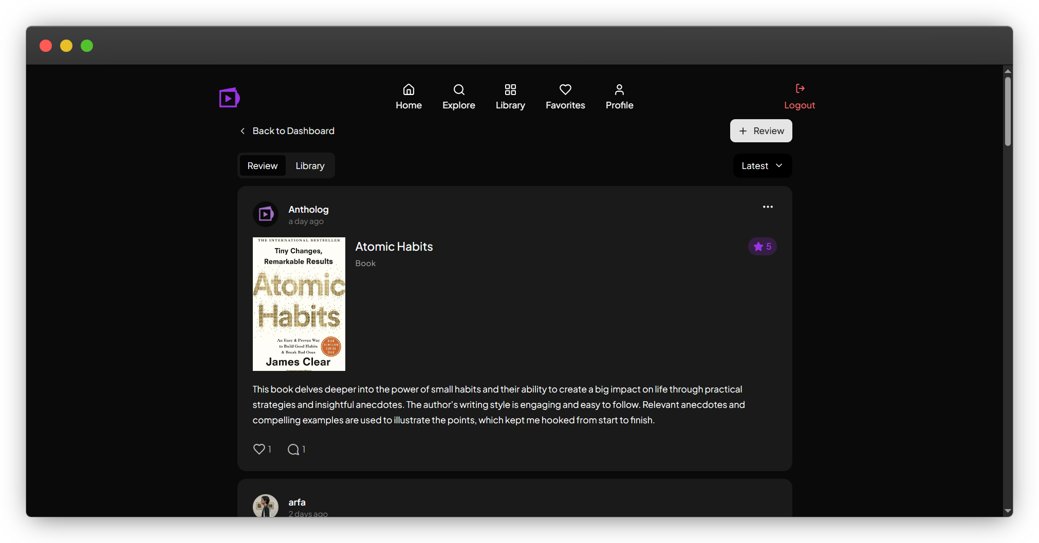 Antholog gallery image