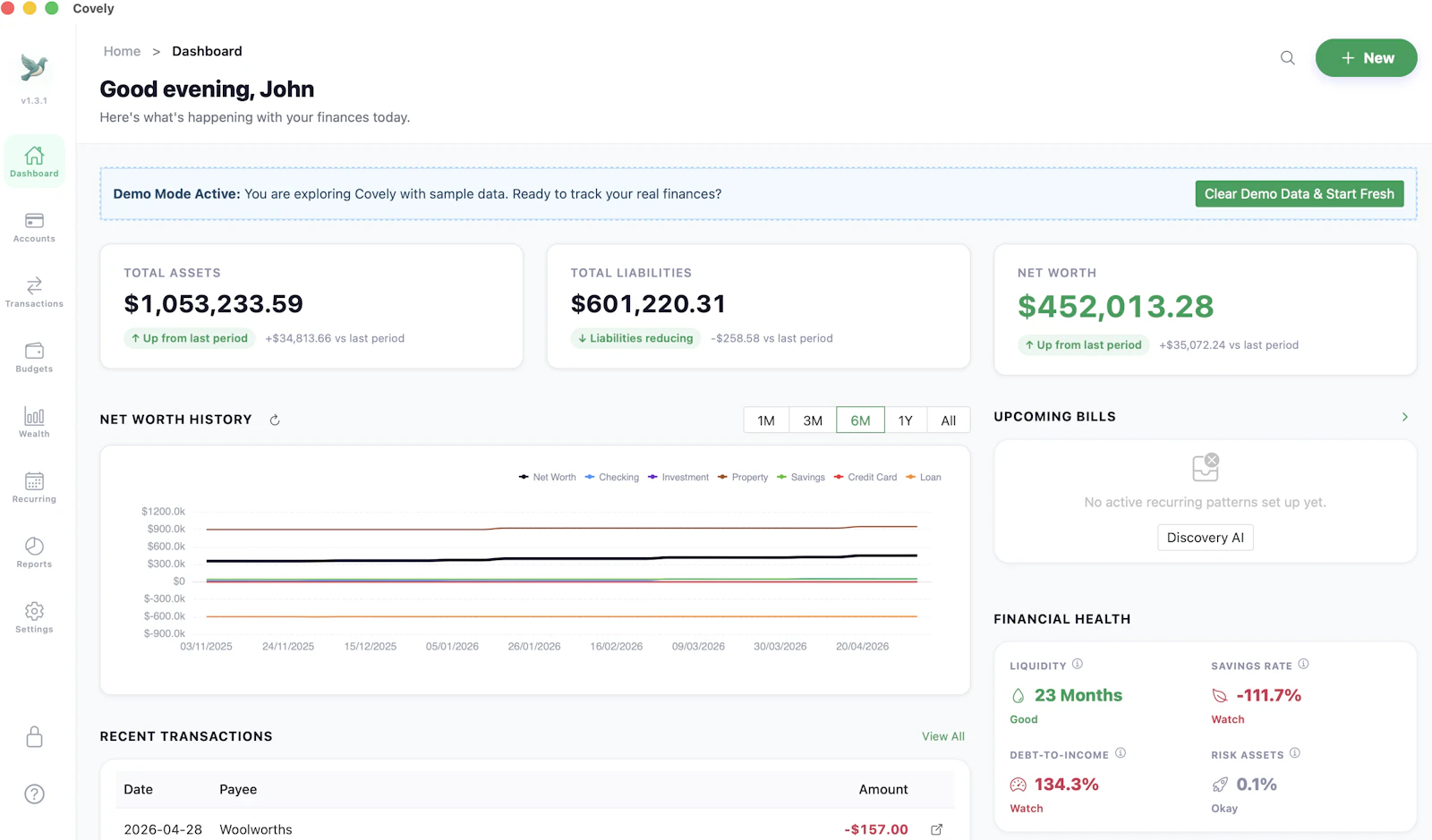Covely Finance screenshot 1