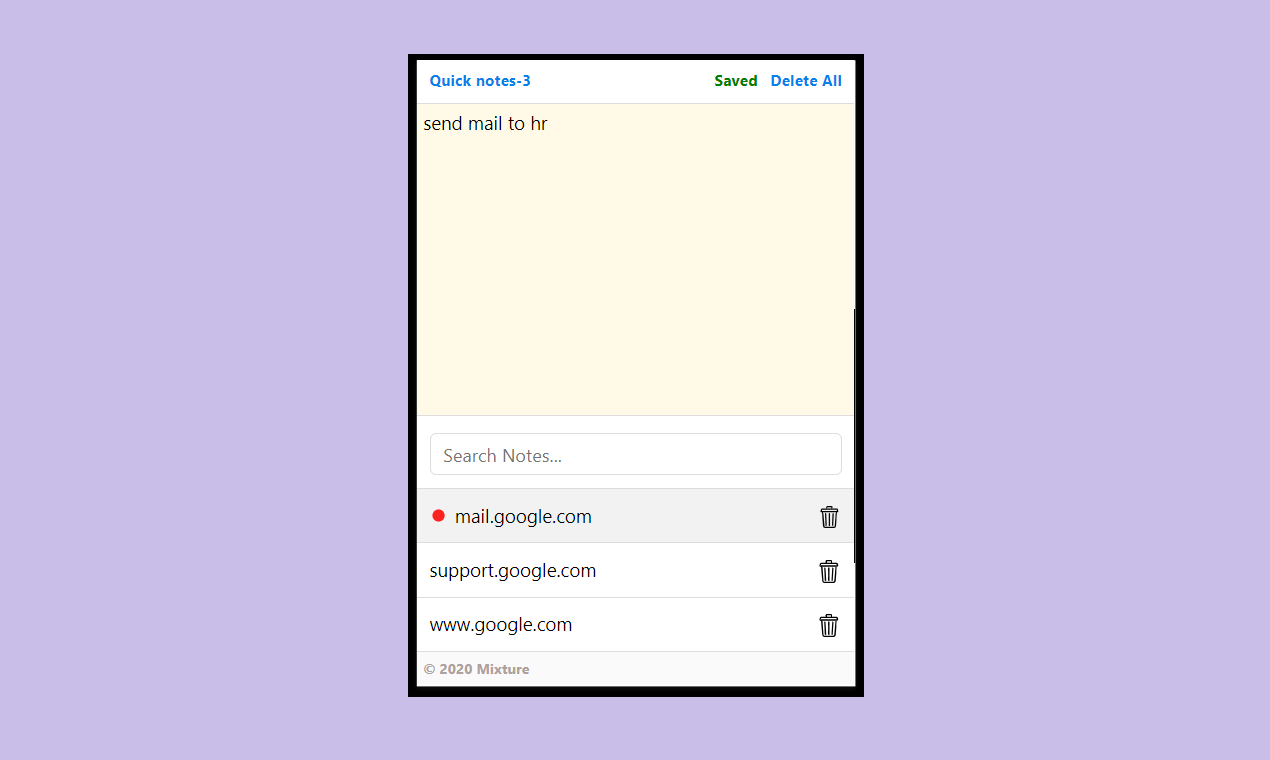 Mixture - Domain Specific Quick Notes gallery image