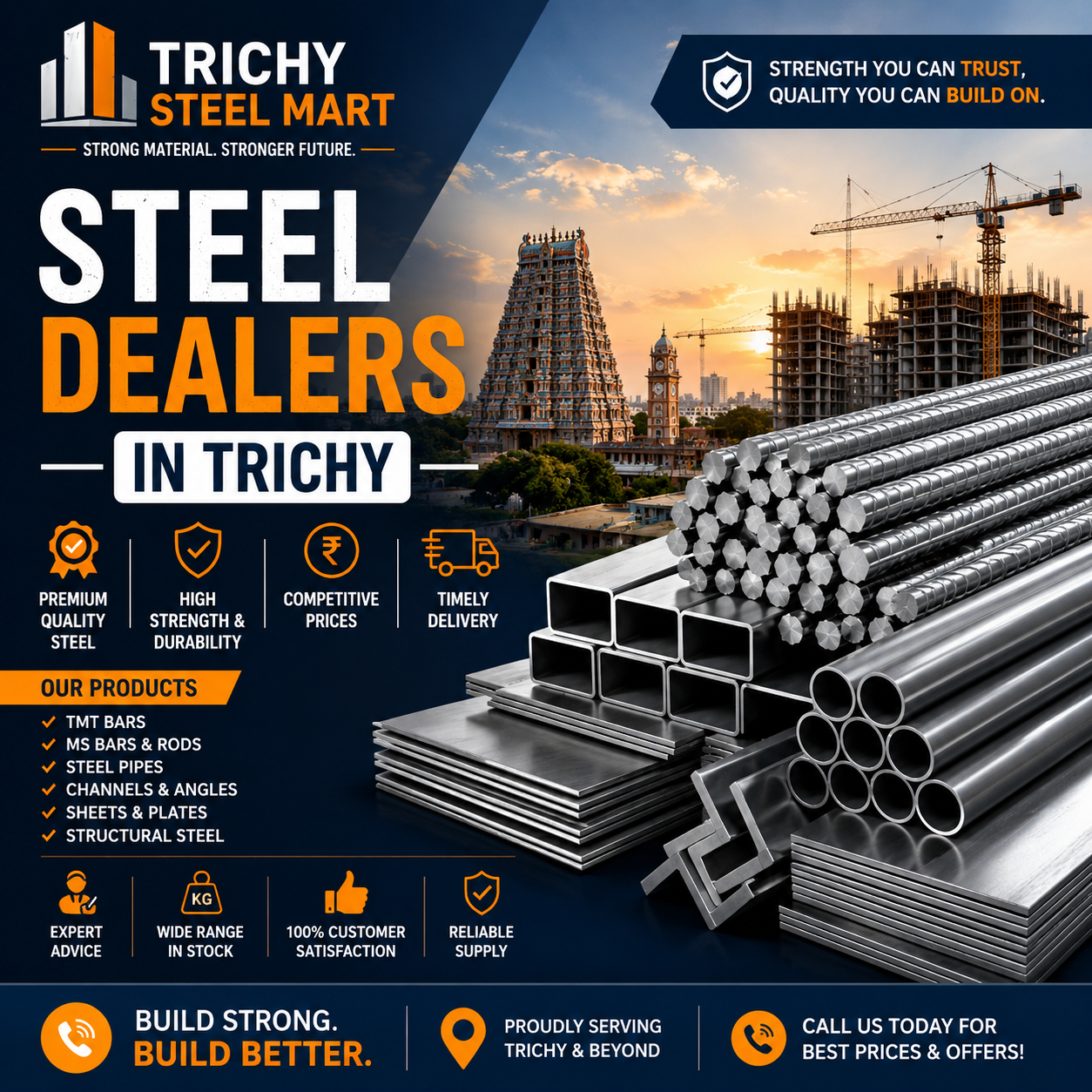 Steel Dealers in Trichy 