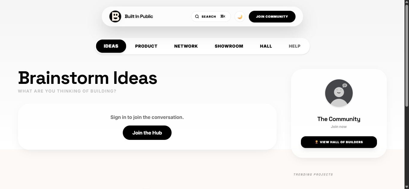 Built In Public gallery image