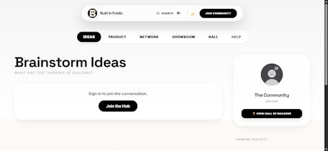 Built In Public gallery image