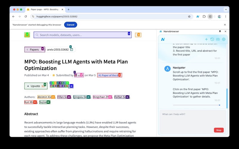 Nanobrowser gallery image